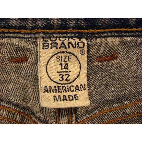 Lucky Brand Womans CUTOFF JEAN SHORTS W 32 Size 14 Hot Pants Daisy Dukes - Picture 7 of 8